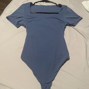 Blue Short Sleeve Bodysuit